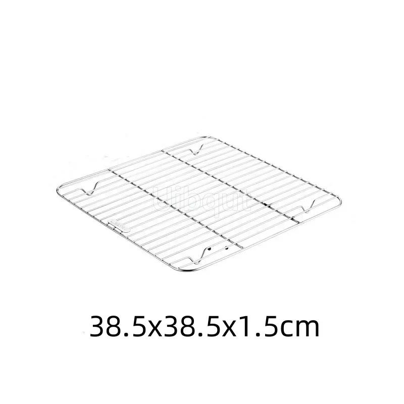 Golden Square Stainless Steel Food Service Tray plate set Nonstick Bakeware Fruit Cookie Bread Plate Kitchen Storage Container