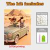 Disney Pearl Painting Zootopia Nick and Judy Handmade DIY Pearl Gem Painting Pictures Crafts Special Shape Home Wall Decoration