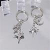 Bag Pendant Y2K Keychains Metal Star Keychains Fashion Star Moon Key Rings  Women Men