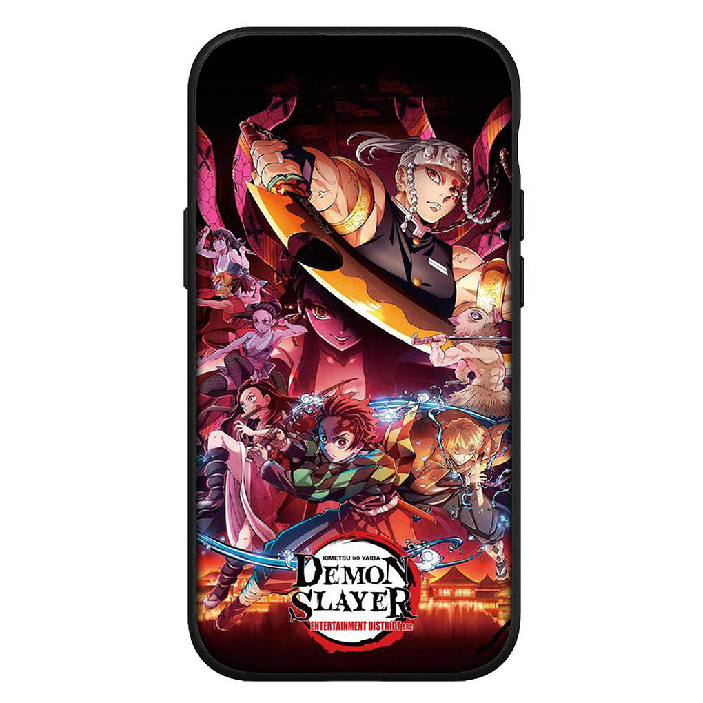 For Samsung Galaxy S25 S24 iPhone 17 16 15 Xiaomi Redmi Note 14 13 12 11 Plus Pro Max Phone Case Demon Slayer Kamado Tanjirou Kamado OPPO Huawei Cover