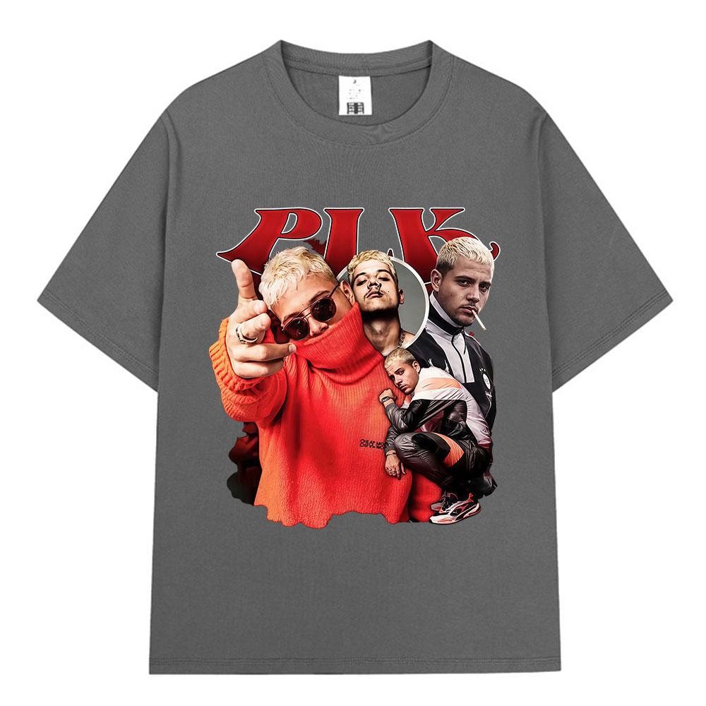 Rapper Plk Graphic Print Tshirt Unisexs Women Clothing Fashion Vintage Hip Hop Tshirts Casual 100 Cotton Short Sleeves T Shirts
