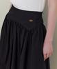 THE PENNY May Shirring Skirt - Black