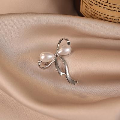 Schleife Antireflex-Brosche, Hochwertige und Leichte Luxus Antireflex-Brosche, Vielseitige Brosche