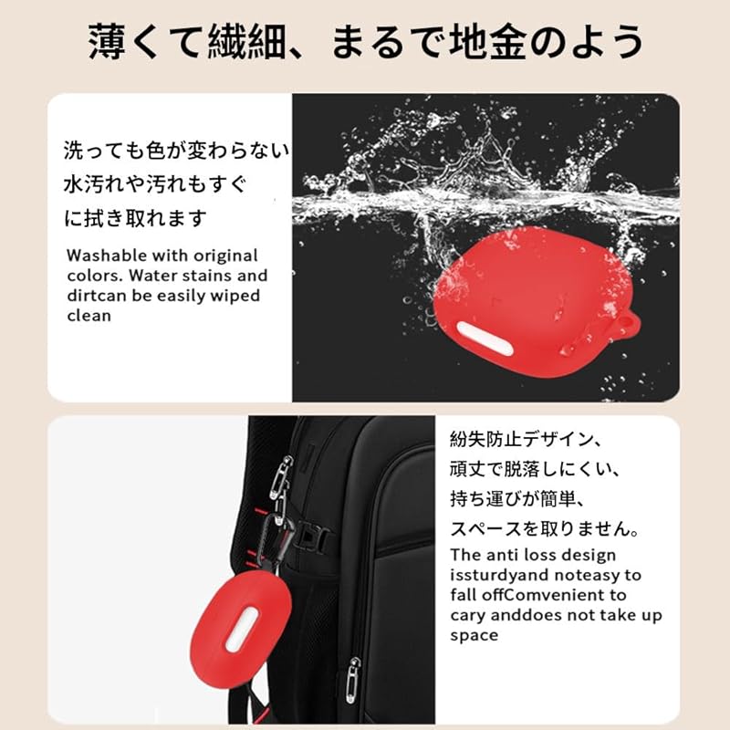 Anker Soundcore Liberty 4 Pro for Case [YXHH]soundcore Cover Storage Bag Silicon Material Soft Can Be Charged While Wearing Impact Resistance