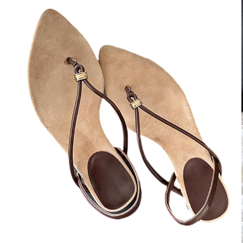 Fashion Pointed Toe Women Sandals Casual Flats Shoes Fashion Clip Toe Shoes Woman Walking Cozy Sandals 2025 Summer Dress Zapatos Female