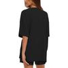 Women Two Piece Outfit Casual Loose T Shirt And Shorts Set Loungewear