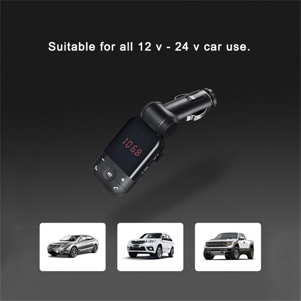 12V Car MP3 Player FM Bluetooth Hands Free Support USB Disk & TF Card Music Play