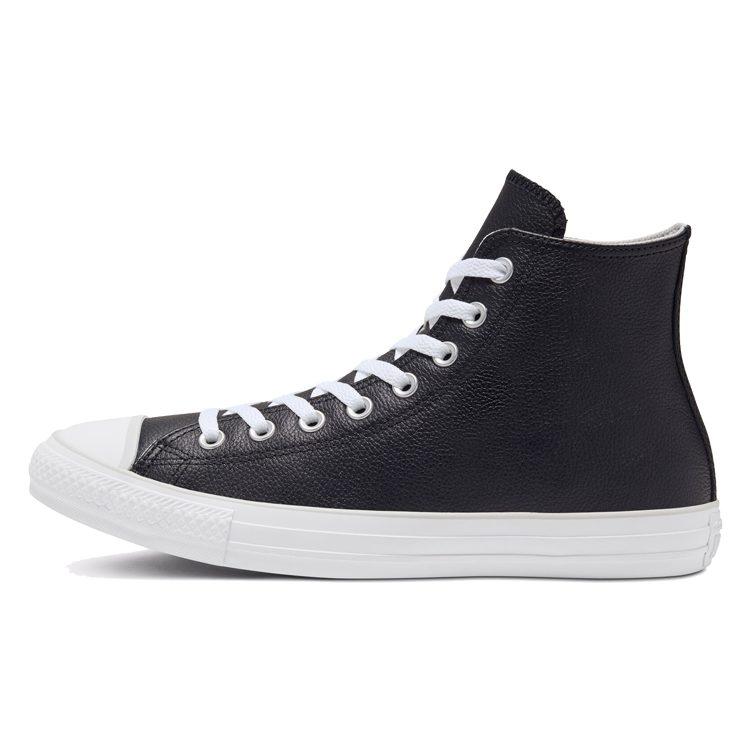 Converse Seasonal Color Leather Chuck Taylor All Star 'Black White' 166730C