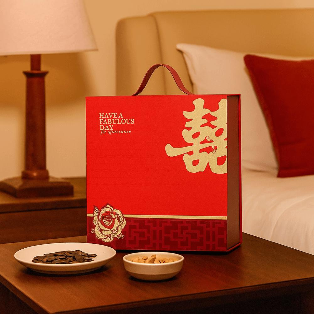 Handheld Wedding Gift Box Chinese Style Wedding Candy Box Exquisite Bridesmaid Box Wedding