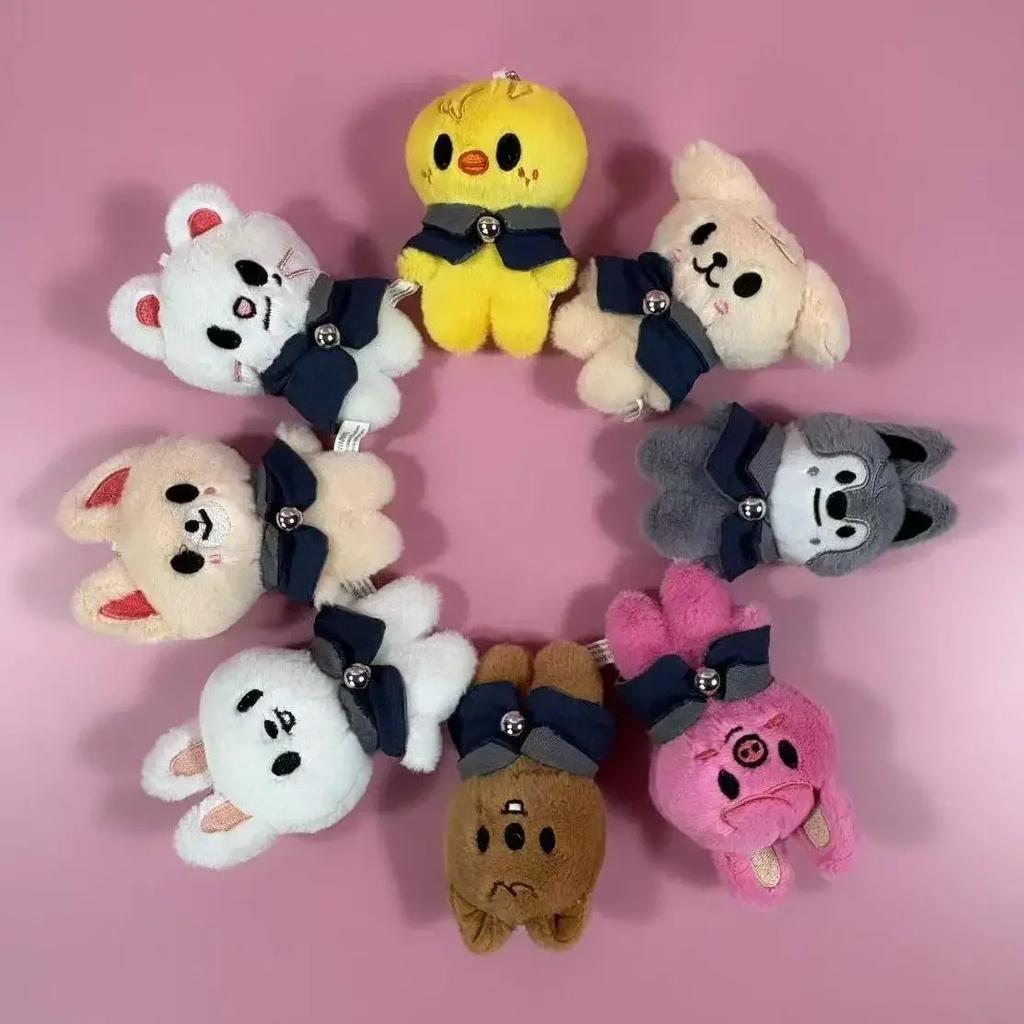 Skzoo Schlüsselanhänger Plüschtier Kawaii Skzoo Stray Wolf Plüsch Cartoon Stofftier Puppe Kawaii Begleiter Spielzeug Kindergeschenk!