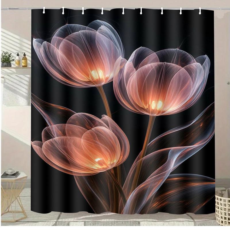 

Cat Forest Washable Dirt-Resistant Shower Curtain Shower Head waterproof Polyester Bath Curtain For Home Decor Accessories 70x140CM