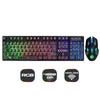 Pack 3 En 1 - EMPIRE GAMING - Armor RF800 - Clavier Souris Sans Fil RGB - Tapis Antidérapant - 2.4 GHz