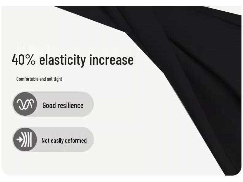 Petite Women's Black Micro-Flared High-Waisted Slimming Pants - New Spring 2025 Style