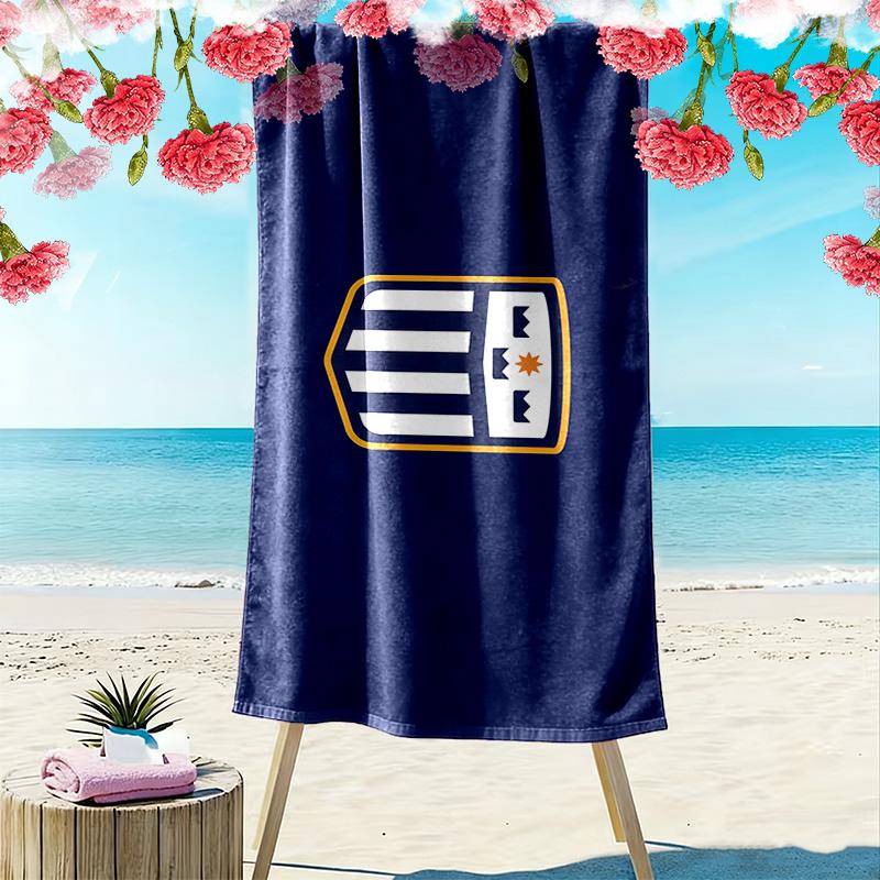 Alianza Lima Print Strandtuch, Großes Weiches Schnelltrocknendes Handtuch für Strand Camping Schwimmen