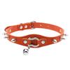 Collana girocollo nera borchiata Rivetto Borchia Punk Rock Campanellino Ecopelle Gotico Collare Donna Chocker Ragazze Harajuku Costume Gioiello Gotico