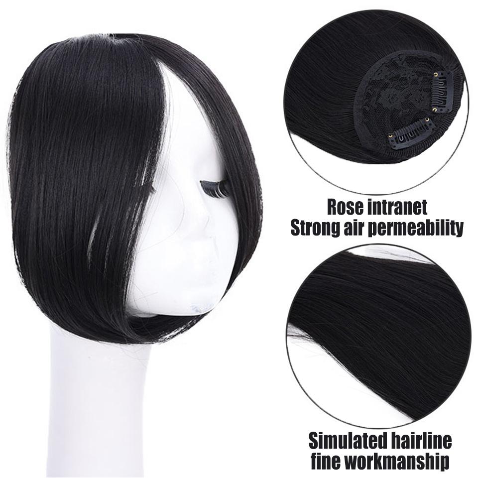 WTB Synthetic Wig Bangs Wig Piece Female Natural Front Forehead Can Be Divided Into Unilateral Splayed Bangs Wig Piece