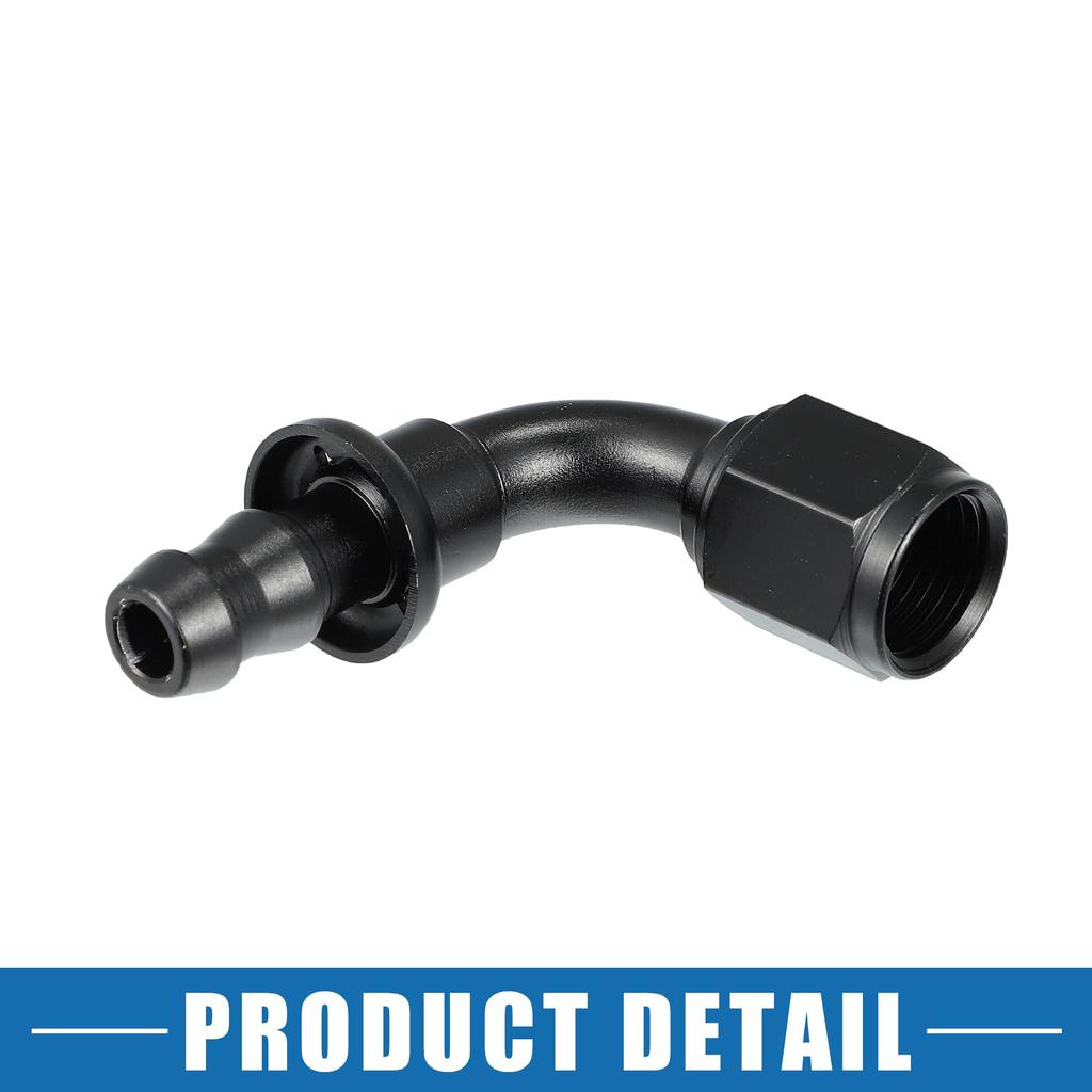 A ABSOPRO Hose End Fitting Fitting Adapter Hose Fitting for Car 90 Degree