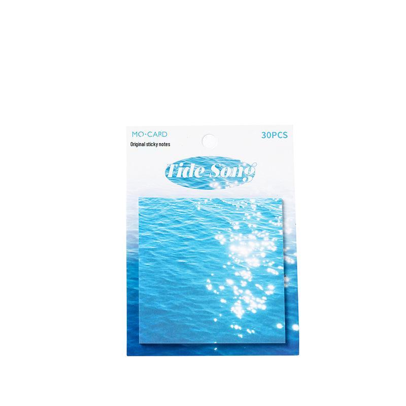 

Блокноты для заметок Post-it серии Momo Heart: Ретро Летняя Океанская Заметка для Студентов