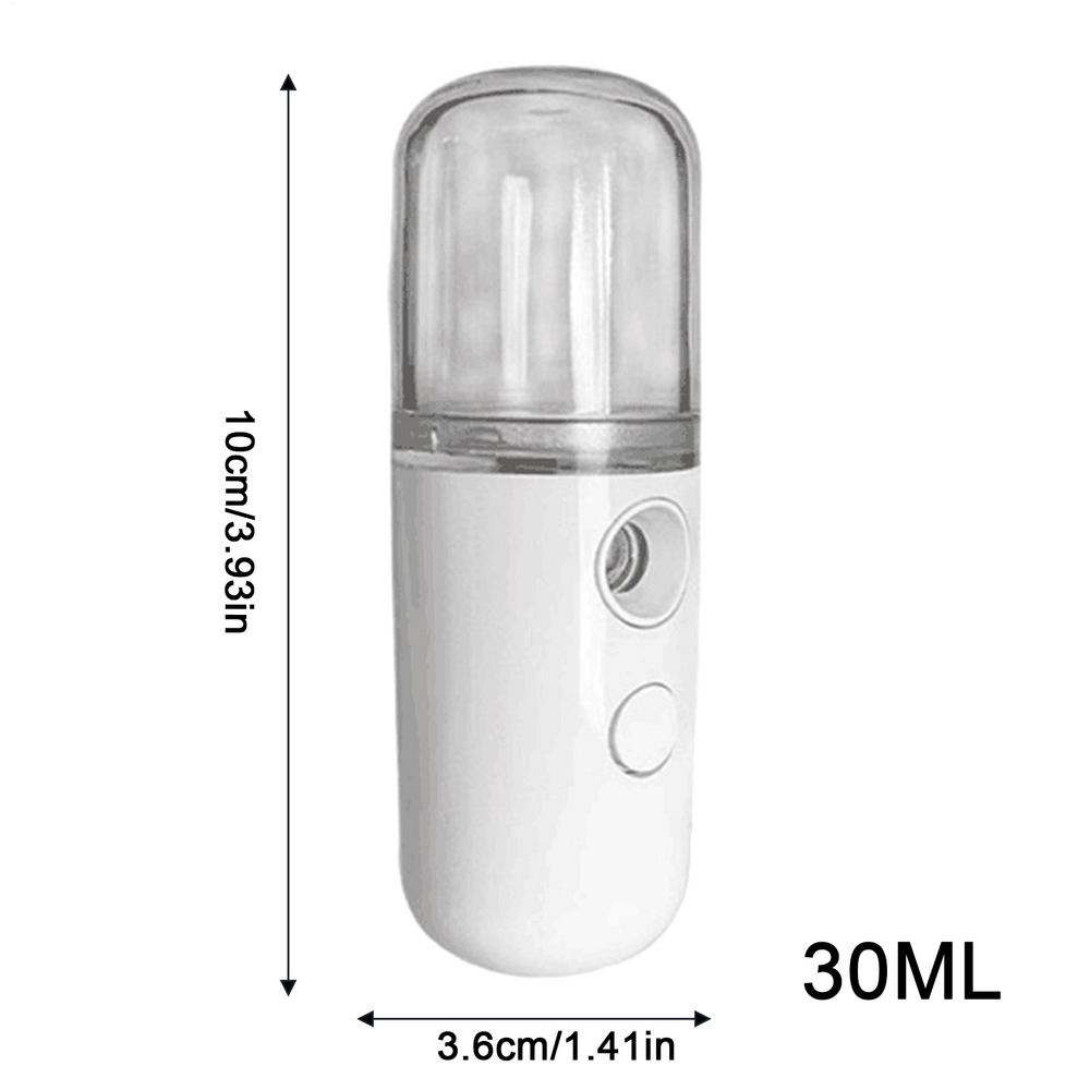 USB Portable 30ml Mini Nano Mist Sprayer Rechargeable Nebulizer Face Steamer Air Humidifier Skin Care Beauty Instruments