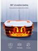 Portable Rechargeable Electric Lunch Box for Car and Home - Self-Heating, Insulated Food Warmer