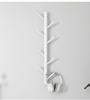 New Solid Wood Punch-Free Wall-Mounted Coat Rack & Clothes Hanger with Creative Behind-the-Door Hooks for Bedroom & Living Room