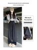 Women's Polka Dot Wide-Leg Pants - High Waist, Loose Fit, Floor-Length, 2025 Spring/Autumn Collection.