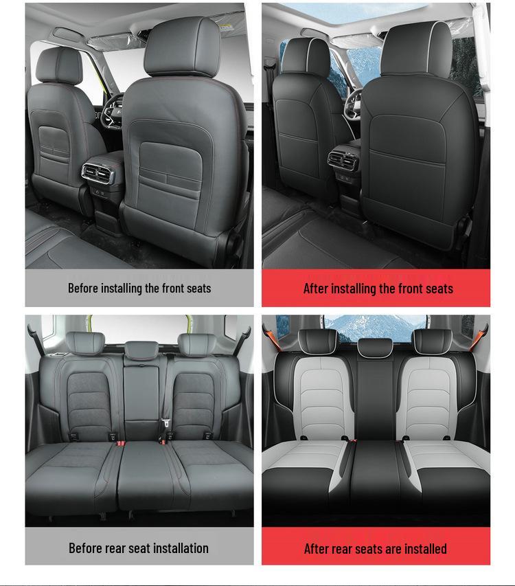 Jetour Traveller Full Leather Car Seat Cushion - Universal, New Model, Four Seasons, Drop Shipping Ready.