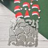 Metal Die Cuts Christmas Hat Embossing Stencil Cutting Dies for Card Making Scrapbooking Paper Craft DIY Template Mold