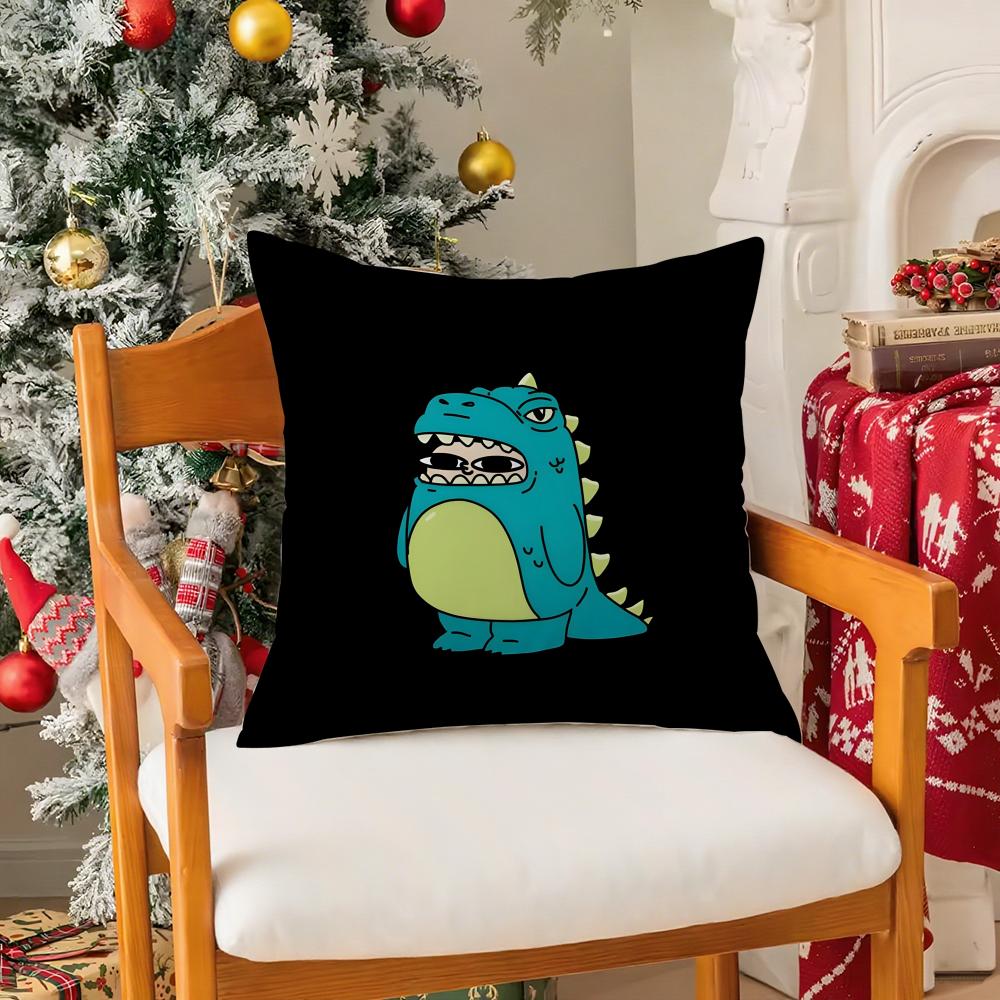 Cartoon Fun Funny Ketnipz Cute Pillow Case Silky Short Plush With Invisible Zipper Dustproof Sofa Cushion Cover For Home Decor