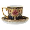 Noritake Coffee Cup Saucer 160cc Homage Collection Colored Rose Pattern Fine Porcelain & (Premium White) T2402/H-769