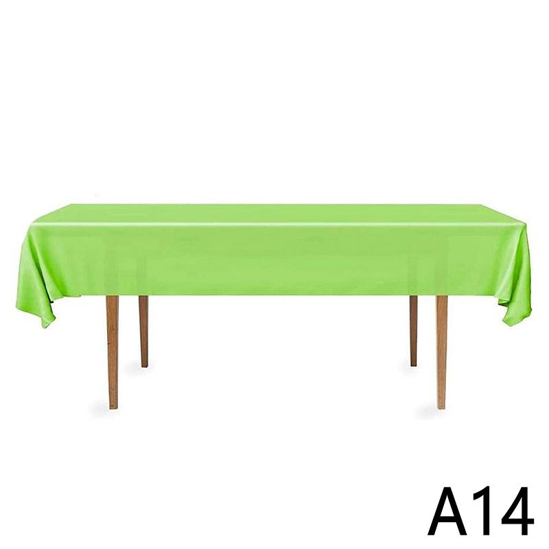 Colorful Disposable Tablecloth Red Pink White Party Desk Cloth Wipe Table Cover Christmas Birthday Wedding Party  Year Decor