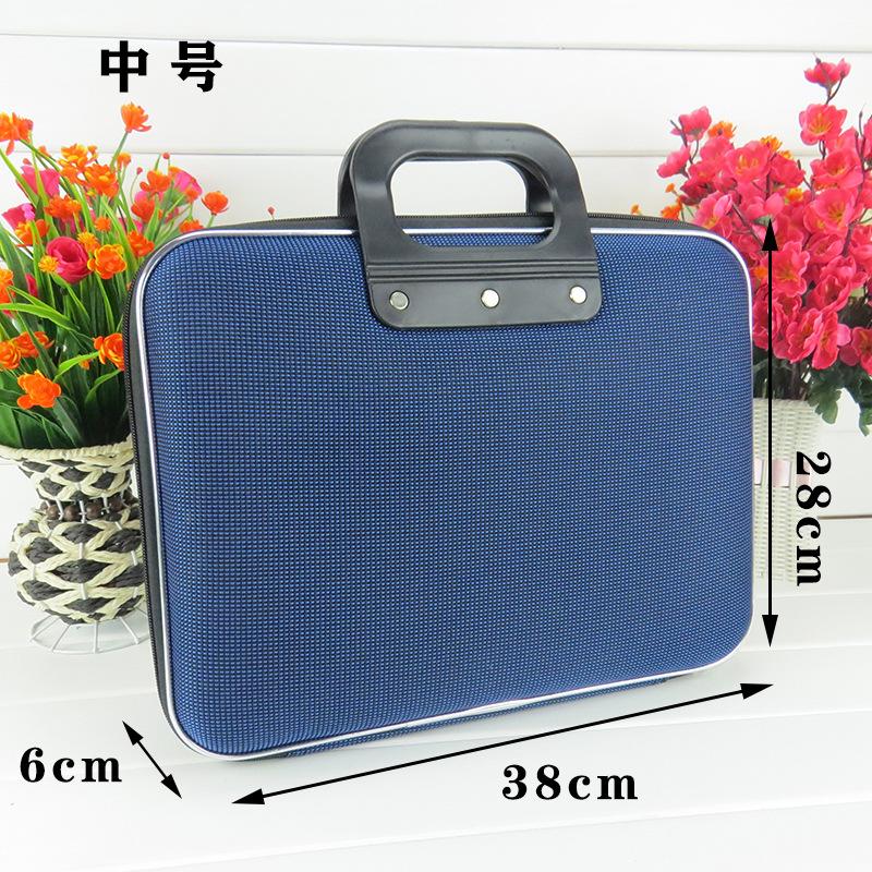 

TS JYL laptop bag,PU Hard Shell Briefcase 15.6 Inch Business Office Document Bag OneSize синий