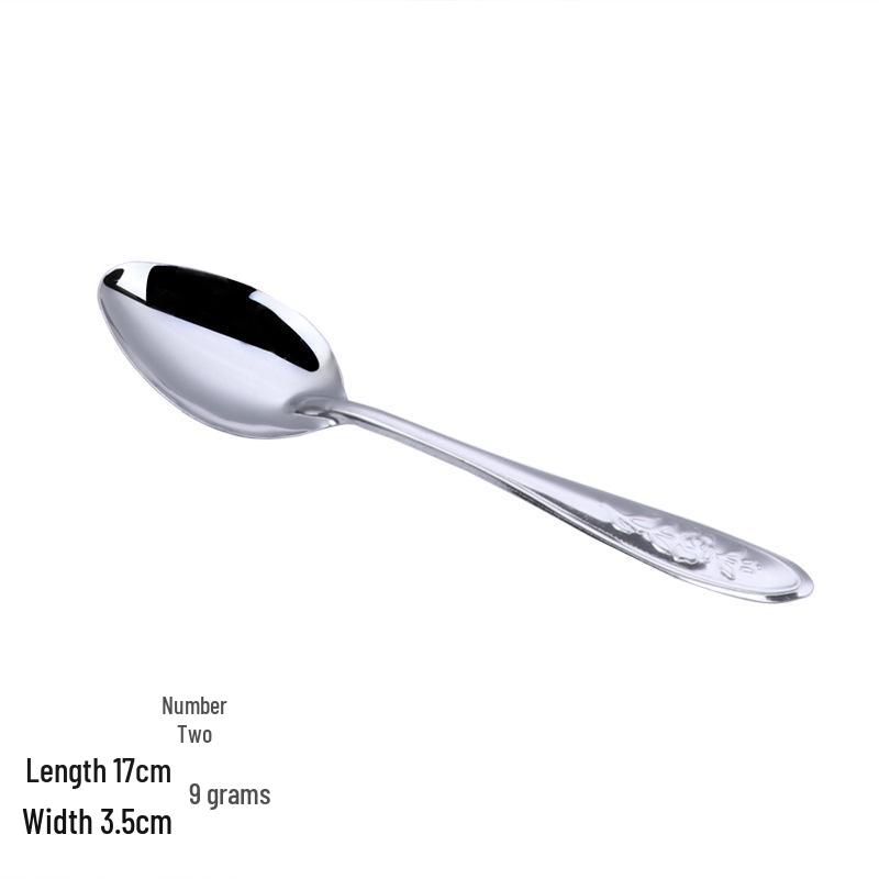 Stainless Steel Long Handle Soup, Watermelon, and Rice Spoon Set