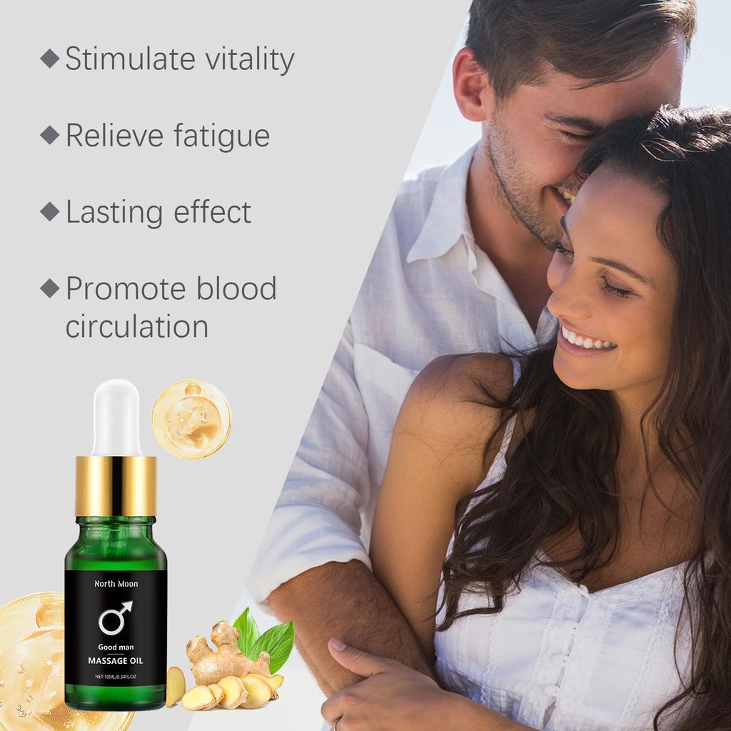 Men's Massage Oil Is A Refreshing and Nourishing Essential Oil That Is Soft, Gentle, and Clean for The Body