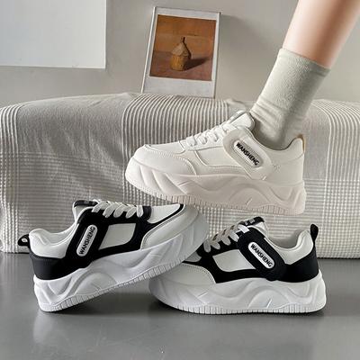 Lente Kleine Witte Schoenen Dames Veelzijdige Nieuwe Dikke Basisplaat Schoenen Dames Ins Trendy Casual Sportschoenen Dames