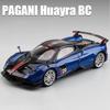 1/18 Pagani Huayra BC Supercar Alloy Car Diecasts & Toy Vehicles Car Model Sound and Light Παιχνίδια αυτοκινήτου για παιδιά Δώρα