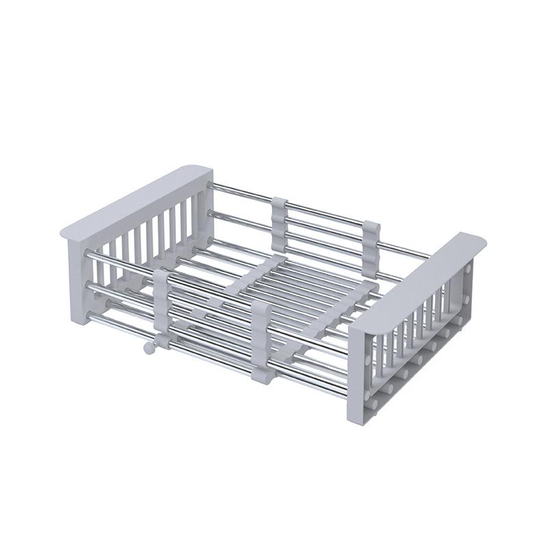 Выдвижная корзина для мытья и сушки посуды/подставка для хранения посуды