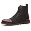Classic Men Boots Fashion Casual High-top Boot Laced Ankle Boot European American Style Business Dress Boots for Men Oxford Boot