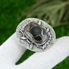 Anniversary Gift For Her Natural Moroccan Mud Crack Fossil Pendant 925 Silver