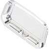 Riloer Front Rear Brake Master Cylinder Cover, Front Brake Reservoir Master Cylinder Cover, 2008-2017 Compatible with Harley FLH FLHX FLHX Road King,