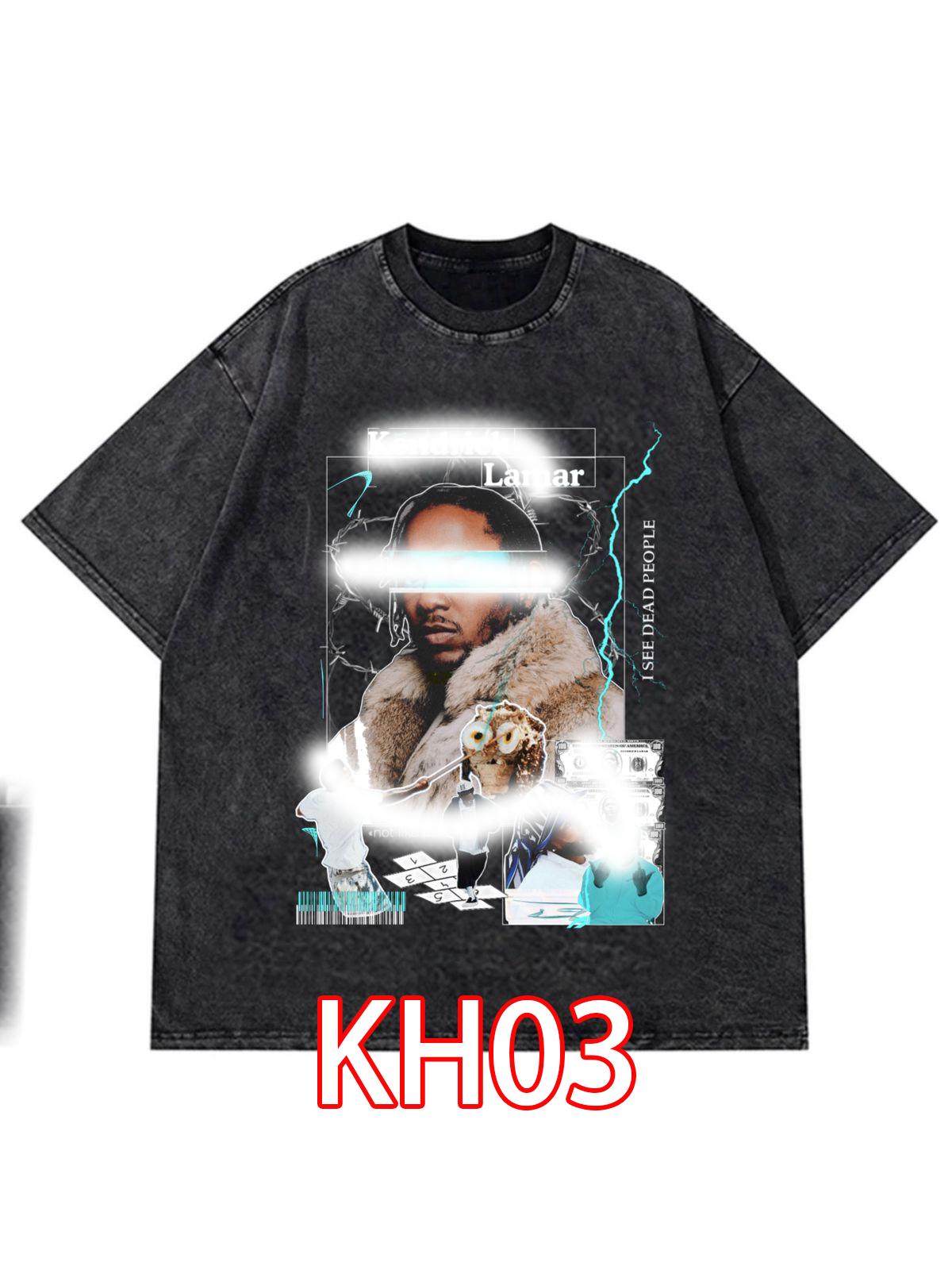 

Men Gothic Letter Dog Printed TShirt Hip Hop Streetwear Punk Summer Vintage Washed Oversized T Shirts Tops men clothing pm S