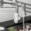 3000W Kitchen Stainless Steel Electric Faucet Household Hot & Cold Dual-purpose Faucet Three Second Fast Heating Faucet