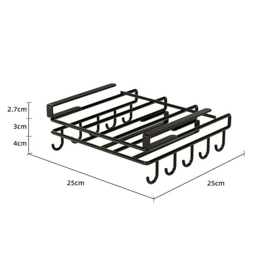 SVOHZAV Cutting Board Stand, Hanging Rack, Under-Cabinet Cutting Board Holder, Multi-functional Storage, Dish Towel Holder, Under-Cabinet Rack, Cookwa