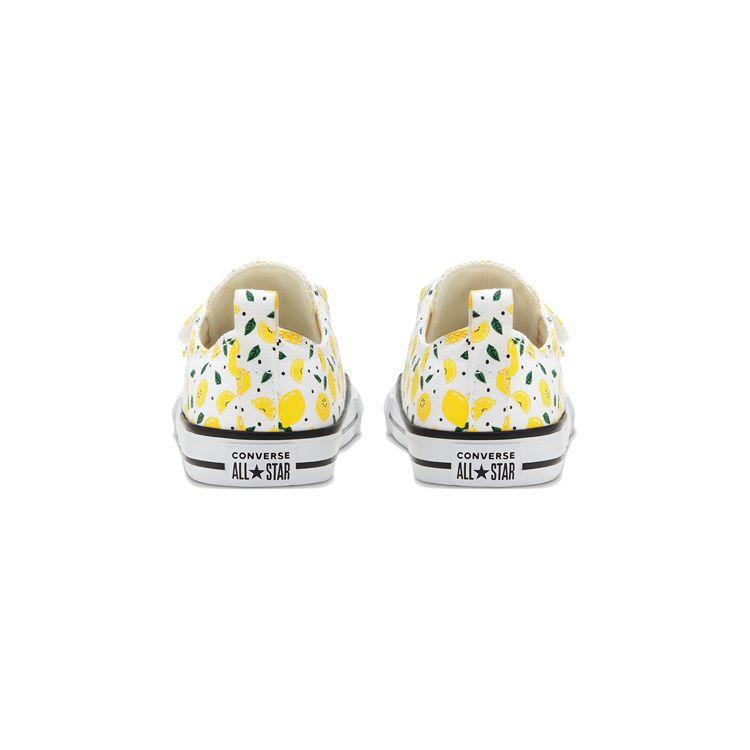 Converse Chuck Taylor All Star Summer Fruits Easy-On Casual Comfortable Low-Top Sneakers Baby Sneakers Lemon-Yellow 768281C