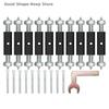 10pcs Wall Switch Socket Repair Kit Adjustable Cassette Screws Support Rod with Wrench for 86/118 Type Electrical Accessories