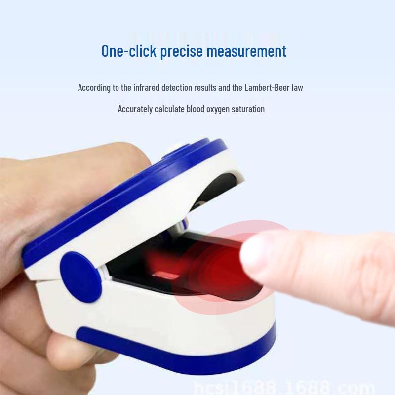 

Home Finger Pulse Oximeter - Blood Oxygen & Pulse Monitor TFT Blue-White (Chinese Version)
