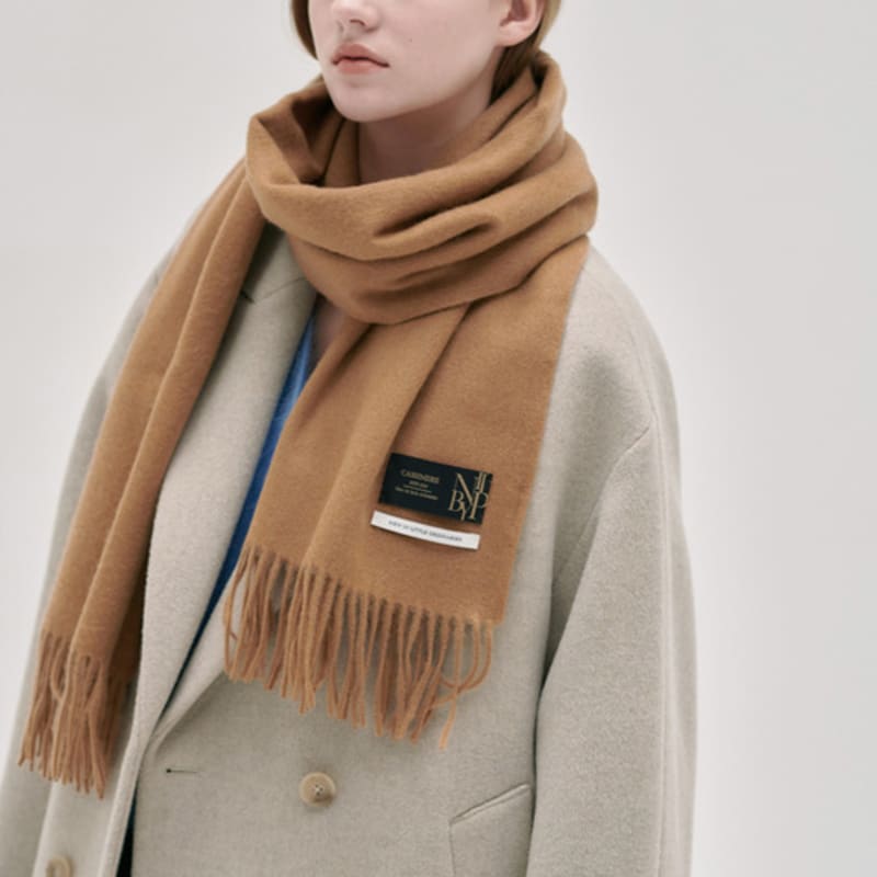 NILBY P 23WN cashmere muffler [3colors]