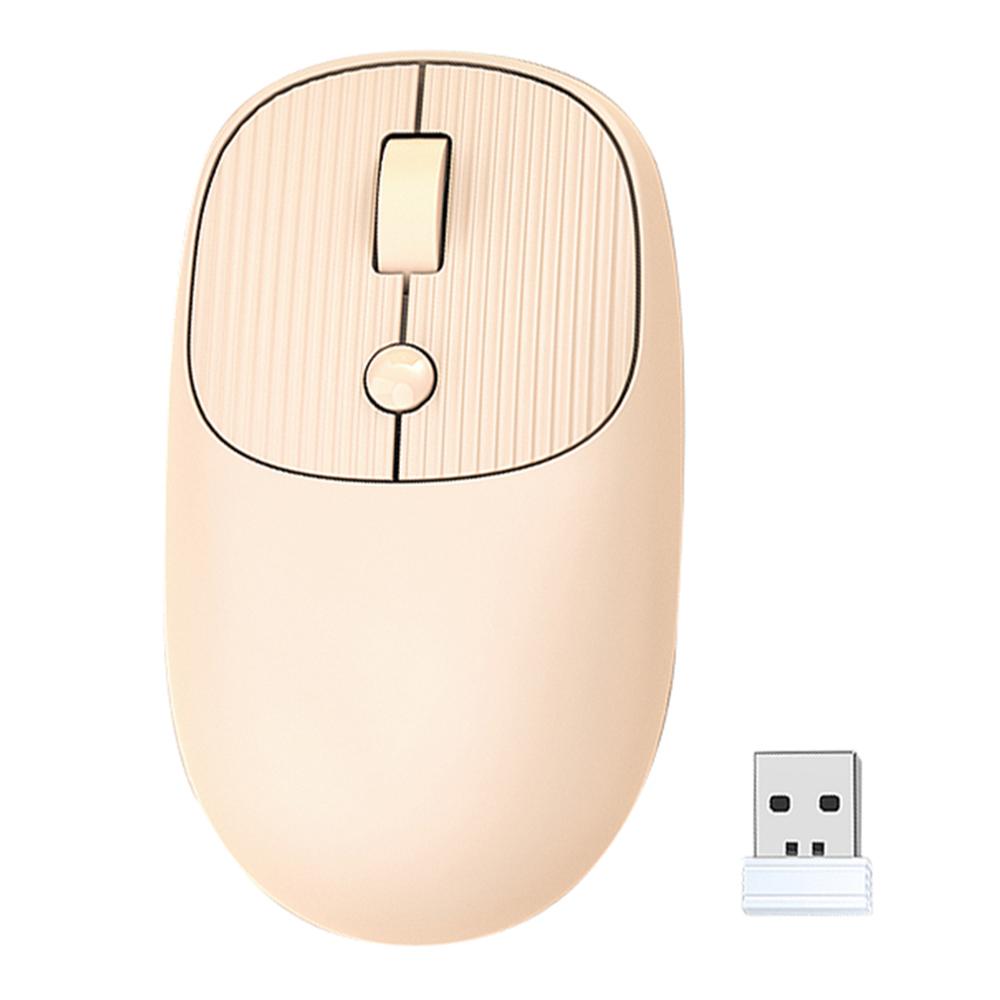 

T-WOLF X6 800/1200/2400 DPI Adjustable Ergonomic 2.4G Wireless Mouse for Laptop PC Khaki