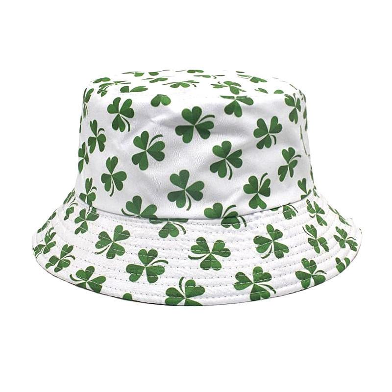 Saint Patrick Floral Digital Print Vintage Style Sun Hat For Spring Party And Outdoor