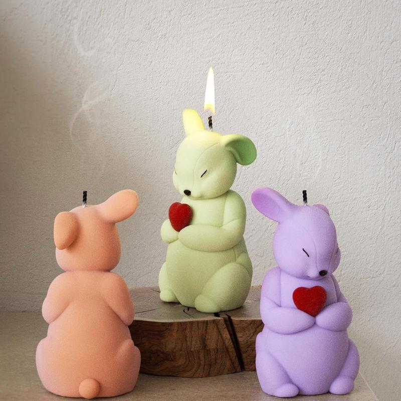 Animal Shaped Candle Mold Gypsum Ornament Mould Home Decoration Molds Handmade Jewelry for Aromatherapys Enthusiasts